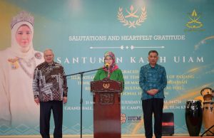 Tengku Ampuan Pahang berangkat ke Majlis Santunan Kasih UIAM