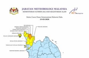 Padang Terap catat gelombang haba, 10 kawasan lain pada tahap berjaga-jaga Met Malaysia