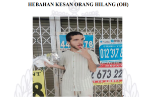 Orang ramai diminta kesan warga Palestin hilang sejak 23 Mac lalu