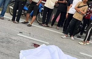 Penghantar makanan maut dirempuh kereta ketika pusingan U haram