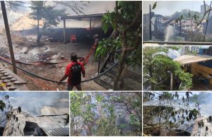 11 rumah di Kampung Din Manbo, Batu Ferringhi terbakar