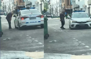 Polis siasat kereta peronda ambil ‘bungkusan putih’ dari kedai mamak