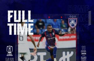 TFC calar rekod bersih JDT di tempat lawan