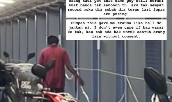 Gangguan seksual di MRT kajang, Khamis lalu.