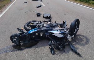 Lelaki maut motosikal, MPV bertembung