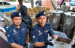 Kilang proses ketum diserbu, rampasan lebih RM76,7963