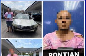 Lelaki positif dadah lari sekatan jalan raya berjaya ditahan