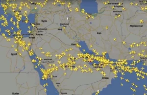 Iran airspace largely devoid despite the announcement of partial opening