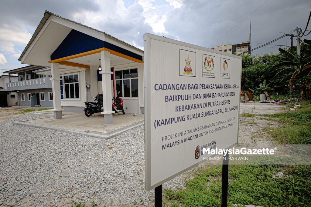 Keadaan persekitaran perumahan selepas lebih setahun insiden kebakaran paip gas, ketika tinjauan lensa Malaysia Gazette di Putra Heights. Foto MUHAIMIN MARWAN, 6 APRIL 2026. Bina Baharu Rumah KPKT SPNB