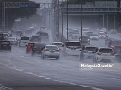 Banyak negeri dilanda hujan petang ini