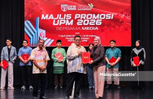 MalaysiaGazette terima Anugerah Liputan Portal Atas Talian Tertinggi UPM