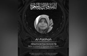 Bekas penyampai radio RTM Mariamah Tijo meninggal dunia