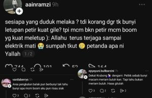 Kecoh bunyi ‘bom’ di Melaka, MetMalaysia sahkan ia hanya guruh