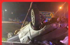 Lelaki Maut, Dua Cedera Kereta Terbabas Di Jalan Gambang #MGFlash