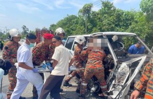 Dua beradik warga emas maut dalam kemalangan babitkan Myvi, van