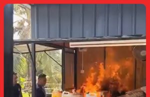 Gerai Terbakar, Nasib Abang Bomba Tengah Makan #MGFlash