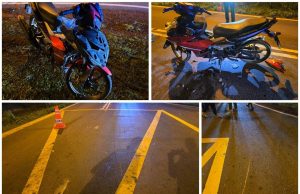 Wanita maut, seorang lagi parah nahas dua motosikal
