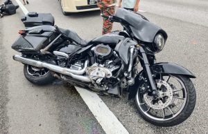 Suami maut, isteri cedera nahas motosikal Harley Davidson, kereta BMW