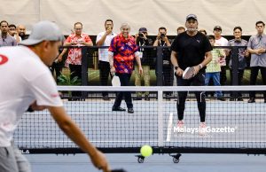 Pickleball Zahid dan KJ vs Johari dan Akmal