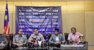 Ketua Pemuda UMNO Malaysia Datuk Dr Muhammad Akmal Saleh bercakap pada sidang media Rundingan Meja Bulat Naional (RIMBUN) 2.0 di Pusat Dagangan Dunia Kuala Lumpur. Foto AIZAT ZAINAL, 09 MEI 2026.