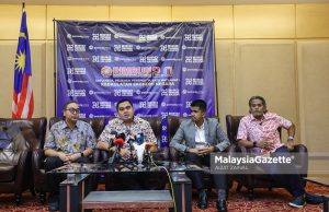 Akmal yakin UMNO-BN kekal perintah Melaka, Johor walau turun solo PRU-16 Ketua Pemuda UMNO Malaysia Datuk Dr Muhammad Akmal Saleh bercakap pada sidang media Rundingan Meja Bulat Naional (RIMBUN) 2.0 di Pusat Dagangan Dunia Kuala Lumpur. Foto AIZAT ZAINAL, 09 MEI 2026.