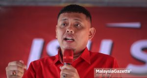 Ketua Penerangan AMK Malaysia, Danish Hairudin berucap pada Ceramah Pakatan Harapan pada Jelajah Pakatan Harapan Selangor Parlimen Kota Raja di Jalan Kebun, Shah Alam. Foto AIZAT ZAINAL, 24 MEI 2026.