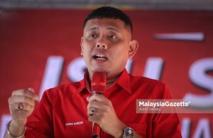 Ketua Penerangan AMK Malaysia, Danish Hairudin berucap pada Ceramah Pakatan Harapan pada Jelajah Pakatan Harapan Selangor Parlimen Kota Raja di Jalan Kebun, Shah Alam. Foto AIZAT ZAINAL, 24 MEI 2026.