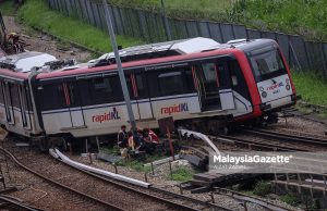 Operasi angkat gerabak tergelincir di Chan Sow Lin tengah malam ini