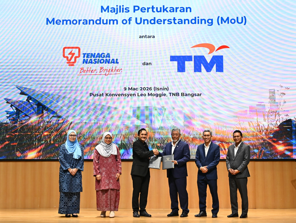 Kumpulan turut memperluas kerjasama dalam solusi tenaga hijau dan infrastruktur digital melalui Memorandum Persefahaman (MoU) yang dimeterai bersama Telekom Malaysia pada Mac 2026.