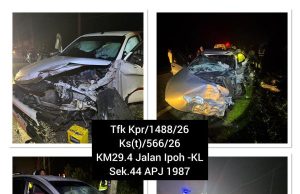 Nahas tiga kenderaan: Kanak-kanak 10 tahun maut, pemandu positif ganja
