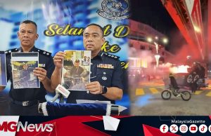 Polis Buru Kumpulan Bakar Suar Atas Hilux Di Bukit Bintang
