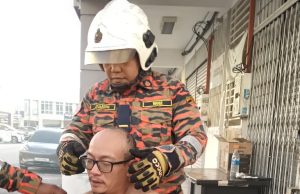 Lelaki terselamat dalam kebakaran kedai di Bukit Beruntung