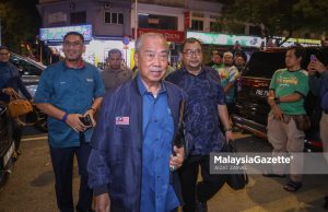 Bersatu bantah kemasukan PCM, dakwa PN langgar prosedur Timbalan Pengerusi Perikatan Nasional , Tan Sri Muhyiddin Yassin hadir ke Mesyuarat Tergempar Perikatan Nasional Bagi Membincangkan Isu Keanggotaan Parti Dalam Gabungan di Pejabat Agong PAS, Kuala Lumpur. Foto AIZAT ZAINAL, 22 JUN 2026.