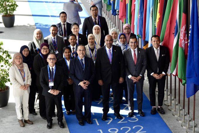 Menteri Sumber Manusia, Datuk Seri R Ramanan pada Sesi Pleno Persidangan Buruh Antarabangsa (ILC) Ke-114 di Geneva, Switzerland