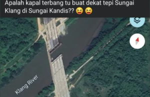 Dakwaan kapal terbang tersadai di Sungai Kandis palsu – Polis