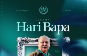 Agong, Raja Permaisuri zahir ucapan Selamat Hari Bapa