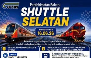 Shuttle Selatan guna tren diesel sebelum projek landasan berkembar elektrik siap