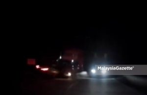 Kereta lawan arus bertembung lori di lebuh raya Kuala Lumpur-Karak