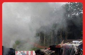 Empat Lori, Dua Kereta Terbakar Dalam Nahas Di PLUS #MGFlash