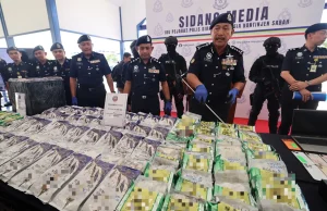 Polis rampas syabu hampir RM8 juta, tahan 3 suspek di Kota Kinabalu