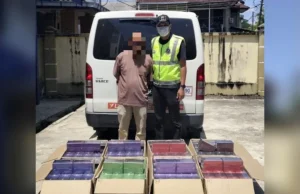 Van bawa pod vape ditahan di Tanah Merah, nilai rampasan lebih RM300,000