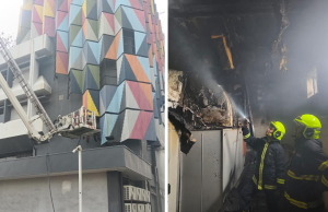 Bilik penghawa dingin di Kompleks PKNS musnah terbakar 70 peratus