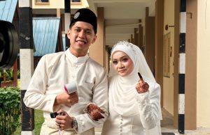 Pengantin baru satu jam nikah tunai tanggungjawab mengundi