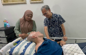 Jururawat tabah jaga suami terlantar, kunjungan Fahmi suntik semangat keluarga