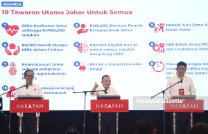 PH lancar manifesto ‘Johor Untuk Semua’, fokus 10 agenda utama
