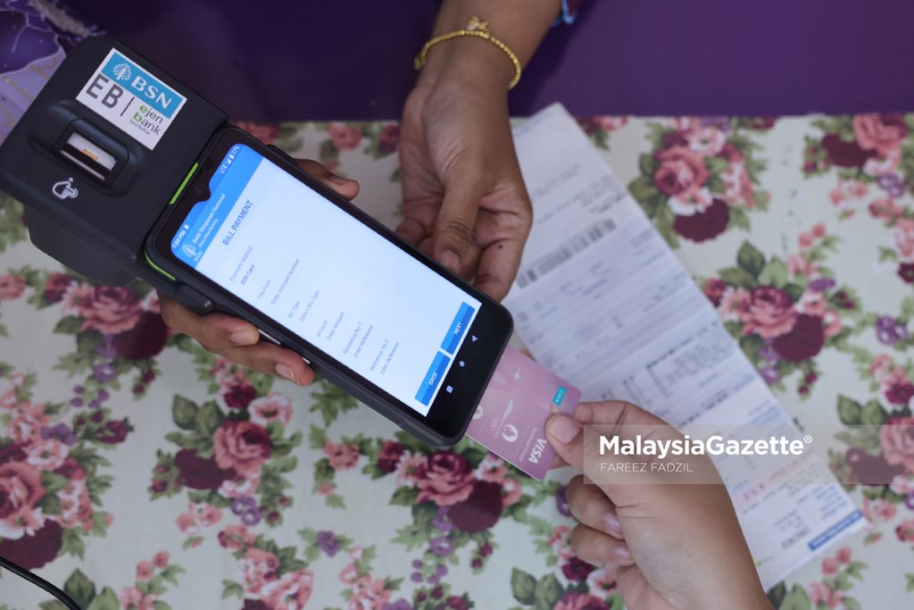 Pusat Komuniti Desa Gagu turut menjadi tempat ejen BSN di Kuala Klawang, Jelebu. Foto FAREEZ FADZIL, 24 JULAI 2026.