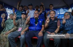 Dr Sam Bersama Calon BN Linggi dan Calon PN Bagan Pinang