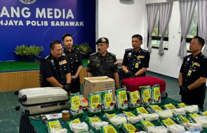 Polis tumpaskan sindiket dadah, rampas methamphetamine RM2.75 juta di Miri