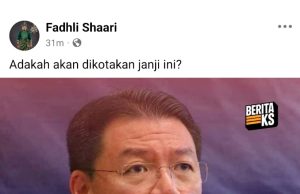 Apakah Kor Ming akan tunaikan janji? -Fadhli Shaari