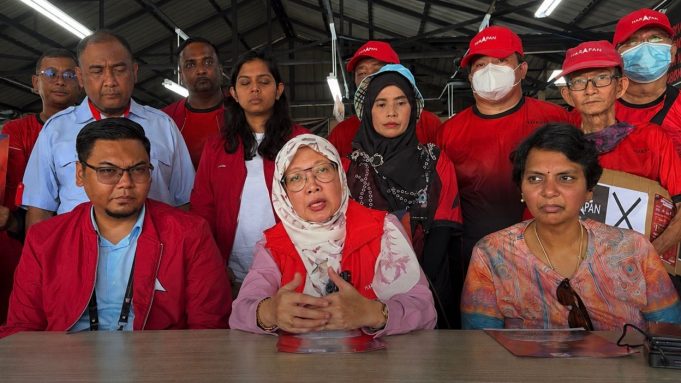 sidang media Zaliha